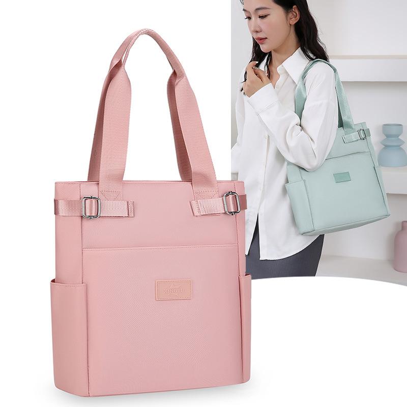 Bolso de lona de gran capacidad, bolso de hombro de primavera para mujer, bolso de compras para estudiantes, bolso de mano, bolso pequeño de mano, mochila