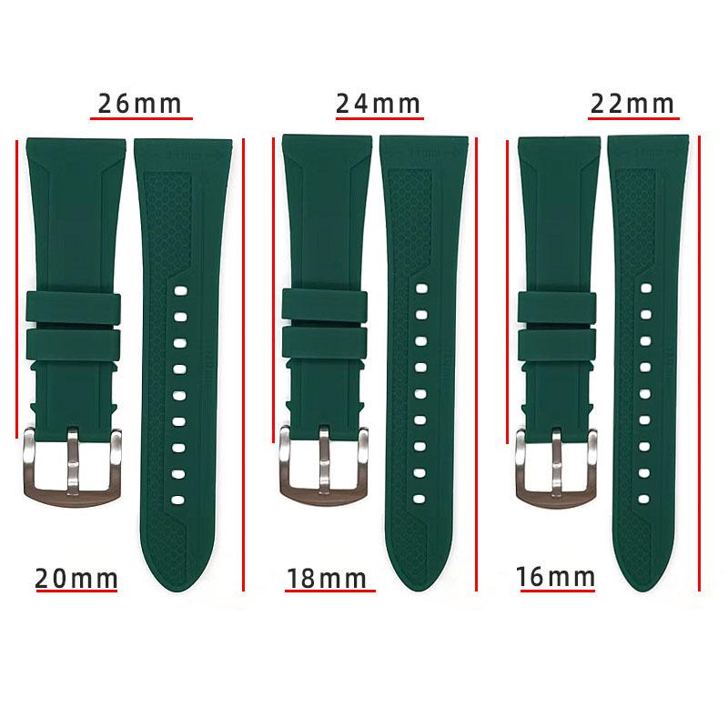 Kompatibilní gumové řemínky na hodinky řady Swatch Baobo: 20 mm, 22 mm, 24 mm, 26 mm