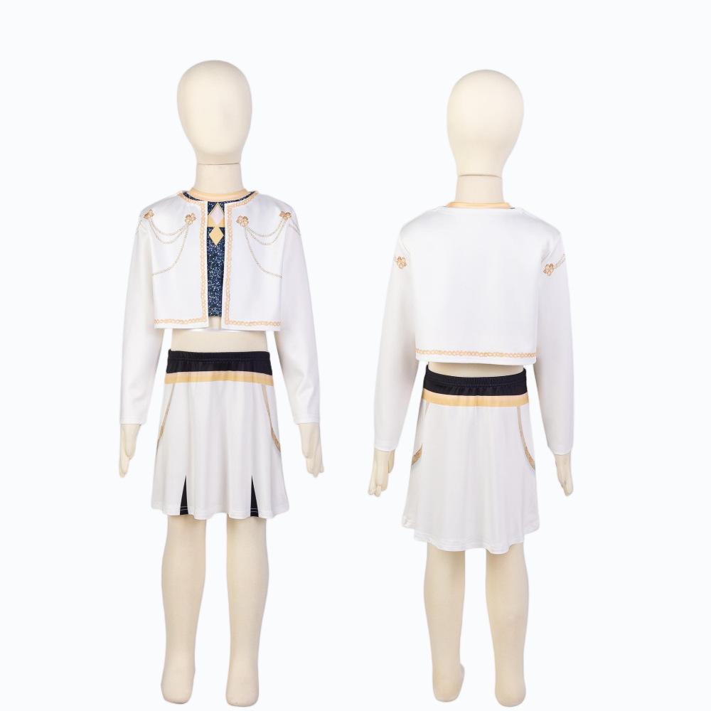 Koreansk POP Sanger Band Team KPOP Cosplay Kostyme for Barn Jenter Karnevalsfest Halloween Jul Utkledning Antrekk