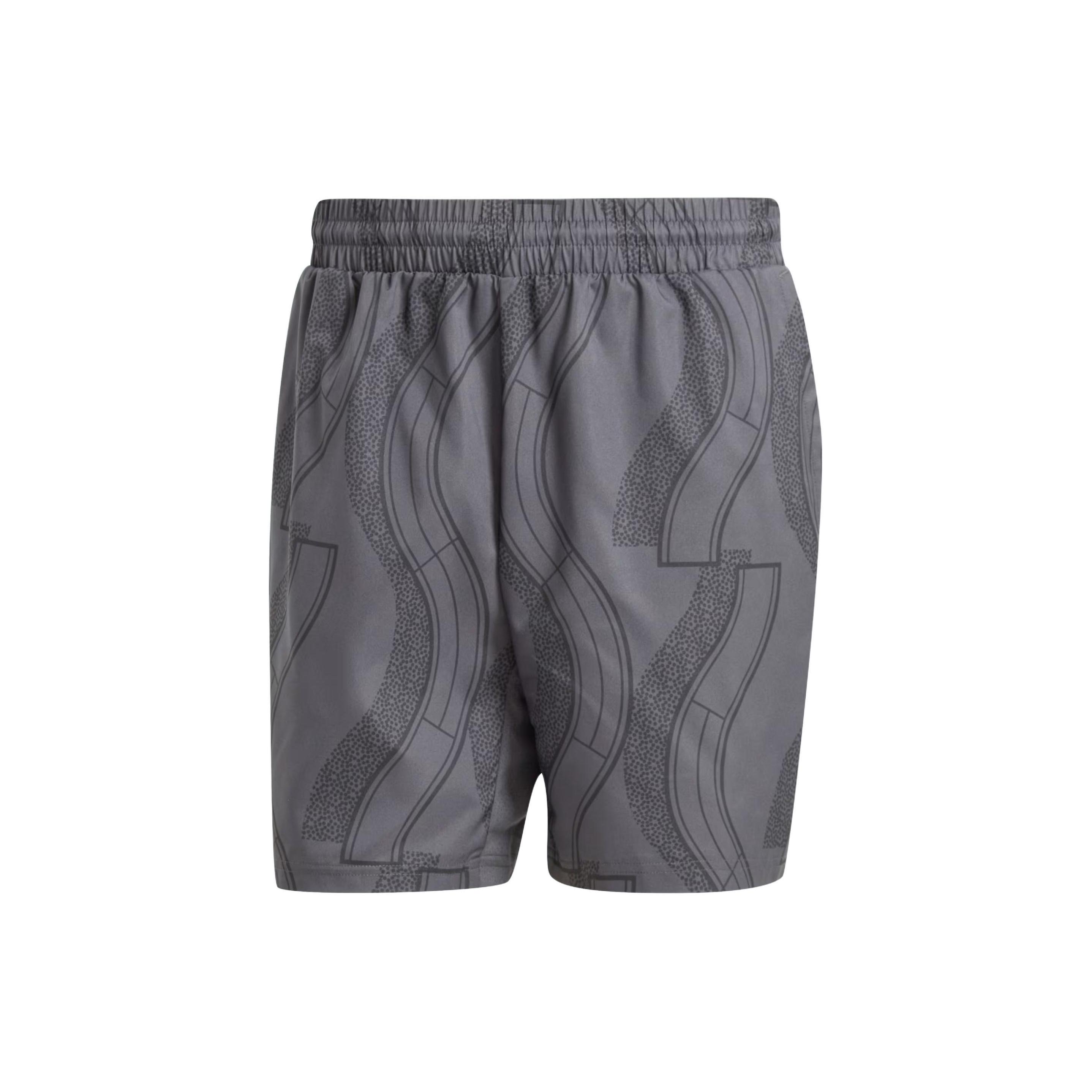 adidas Club Tennis Graphic Shorts Asia Sizing  Grey  Men s IP1884 S
