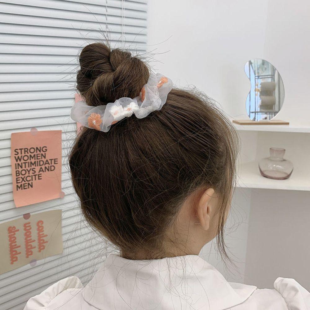 

Вышитая повязка для волос Гопчанг Резинка для волос Красивая резинка Повязка 2 шт. Синий+Розовый