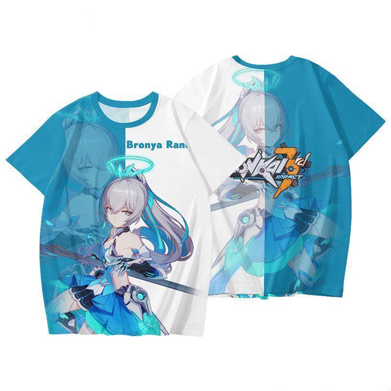 Games Honkai Impact 3rd T-shirts 3D Print Kid Anime Tee Men Women Short Sleeve O-Neck T Shirt Harajuku Cosplay Y2k Tops Clothing