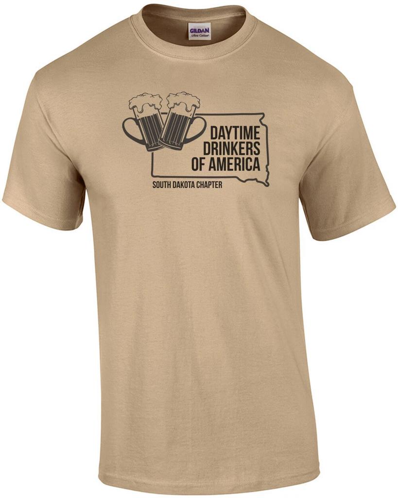 Daytime Drinkers of America - South Dakota T-Shirt