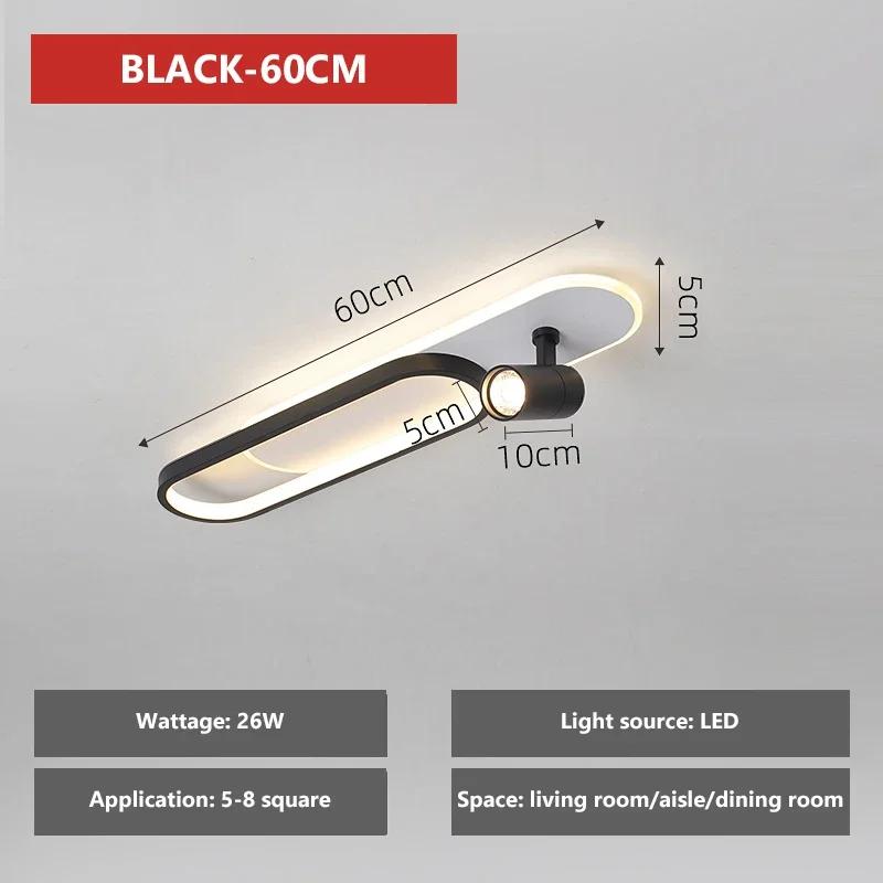 Modern LED Aisle Ceiling Lamp With Spotlight For Living Room Kitchen Bedroom Chandeliers Home Decor Indoor Light fixture lustre