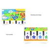 Children Folding Piano Keyboard Blanket Baby Music Carpet Play Mat Educational Toys