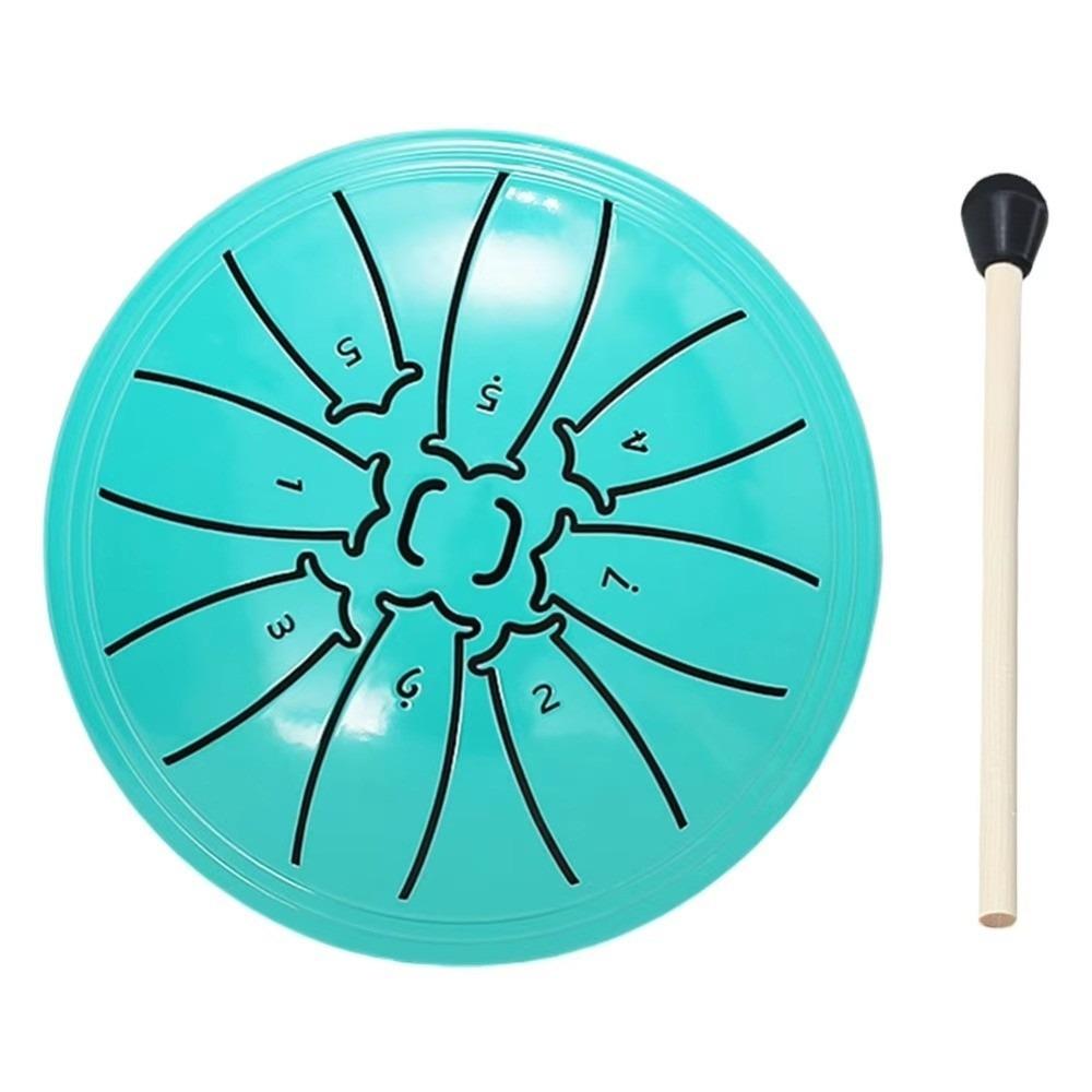 4 Inch 8 Notes Mini Hand Pan Drums Ethereal Sound Meditation Drum Steel Tongue Drum Set  Beginner