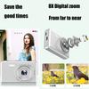 Digital Camera 4K 48MP Kids Camera 8X Zoom Anti Shake Point and Shoot Camera for Teens Students Children Portable Camera