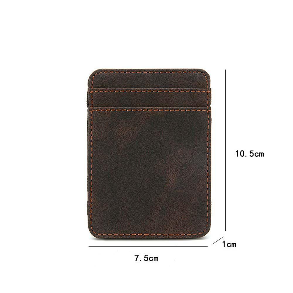 ID Card Case Men With Ribborn Gift Card Cover Cash Clip Magic Wallet Money Clips Mini Coin Purse