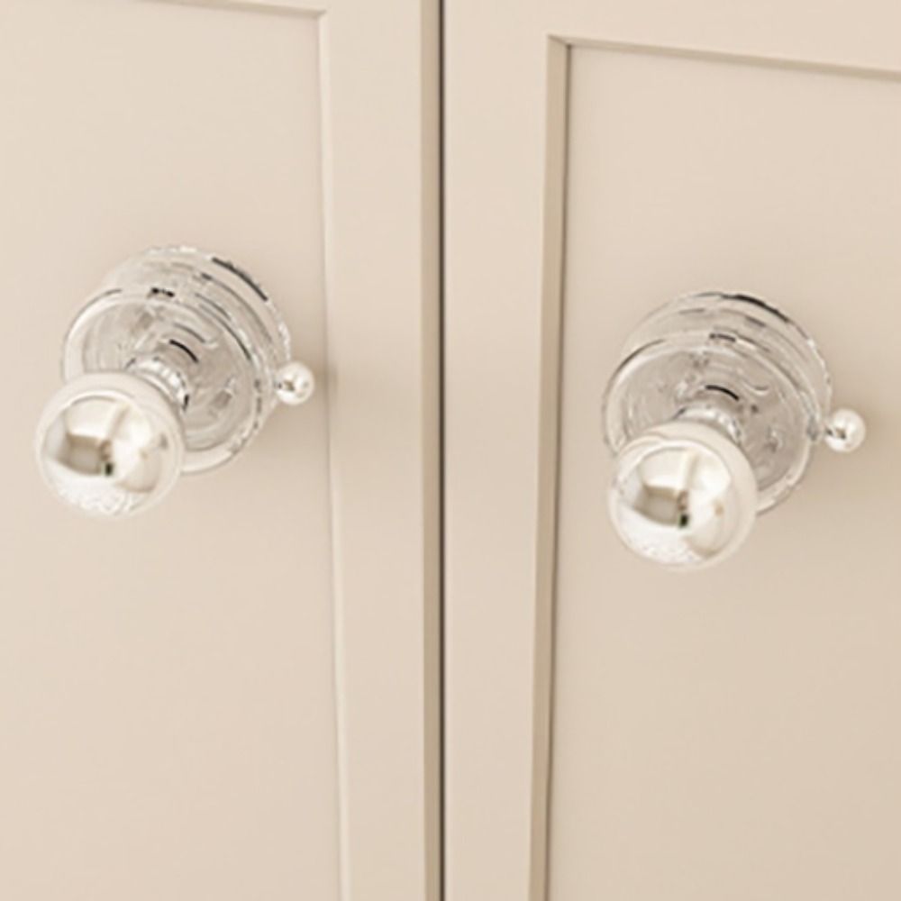 Waterproof Suction Cup Door Handle Circular Glass Door Handle Durable Cabinet Knob  Shower Room