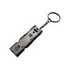 150 Decibel Hiking Sport Stainless Steel Emergency Survival Double Tube Whistle