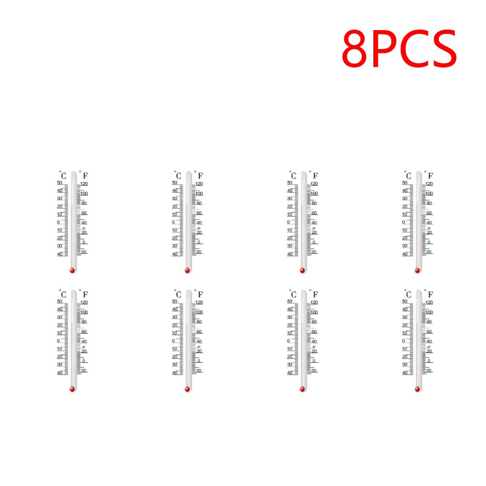 2-10PCS Multifunctional Thermometer Wall Hanging Thermometer Meter Garage Small Valuables Key Storage Measurement Tool for Home