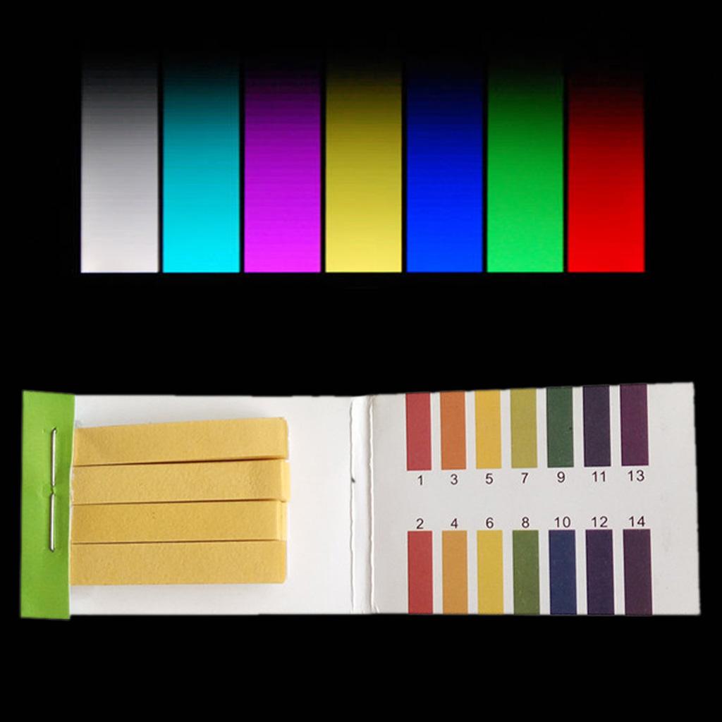 72-Count Aquarium Test Strips pH 1-14 Quick Results Water Soil Cosmetics Testing