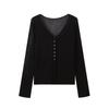 Jnleaog Autumn New Women's Clothing Fashion Style French Style Fashion All-Match Casual Style Simple Sweater Cardigan