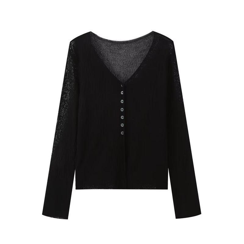 Jnleaog Autumn New Women's Clothing Fashion Style French Style Fashion All-Match Casual Style Simple Sweater Cardigan