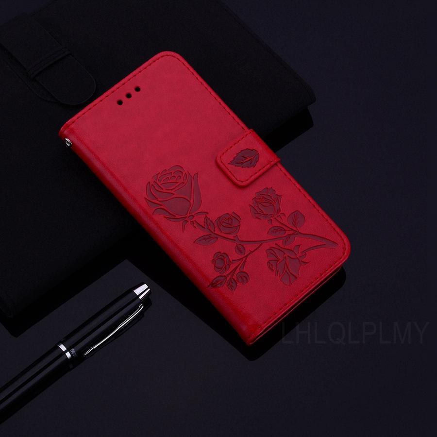 Rose Leather Wallet Flip Case For Xiaomi 12X 12 Lite 12T Poco X6 X3 Nfc M3 M4 Pro 5G F3 F5 X5 X4 F4 GT C40 M5 M5S F1 Cover Funda