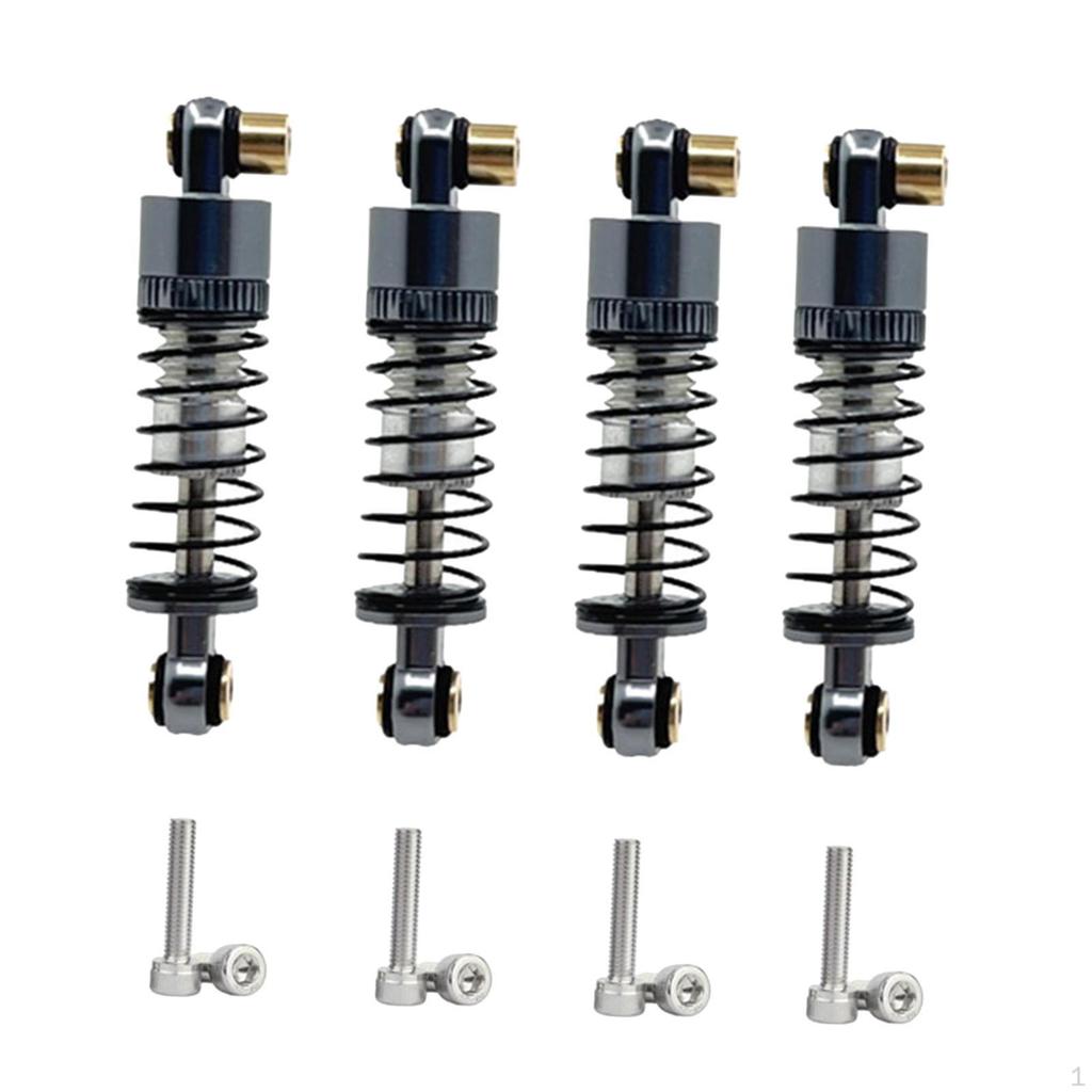 -performance Lightweight Shock Absorbers with Improved Absorption, Aluminum, for 1/24 FCX24M
