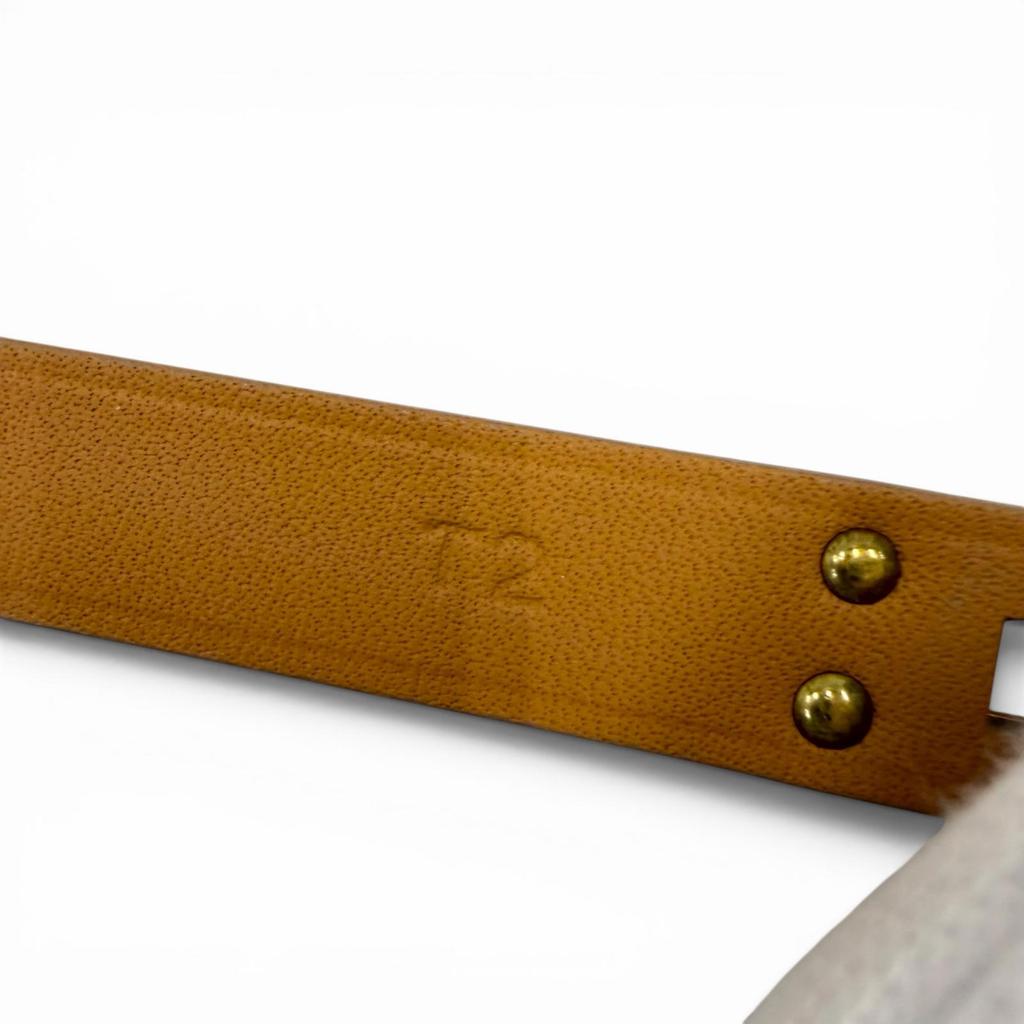 Pristine HERMES Bracelet Mini Kelly Double Tour Leather Leather Women Used