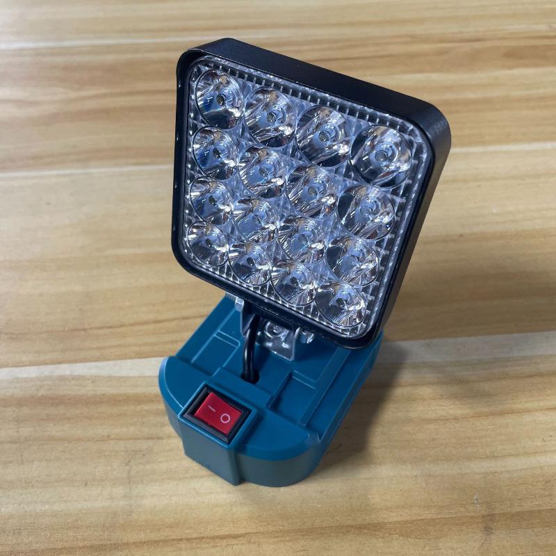 4 Inch Cordless LED Work Light for Makita 14.4V-18V Li-ion Battery Flashlight Lantern for Camping Emergency Lighting
