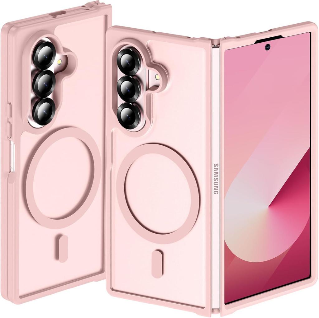 Applicable to Samsung ZFold8Ultra transparent magnetic mobile phone case zflip7 folding anti-drop protective case scratch-proof 6