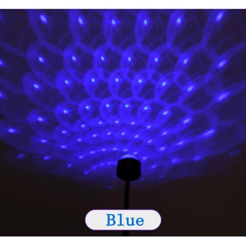 USB Magická koule Světlo s projekcí hvězdné oblohy Zajímavé USB světlo na střechu auta Rotující diskokoule DJ Party Světlo RGB LED jevištní světlo
