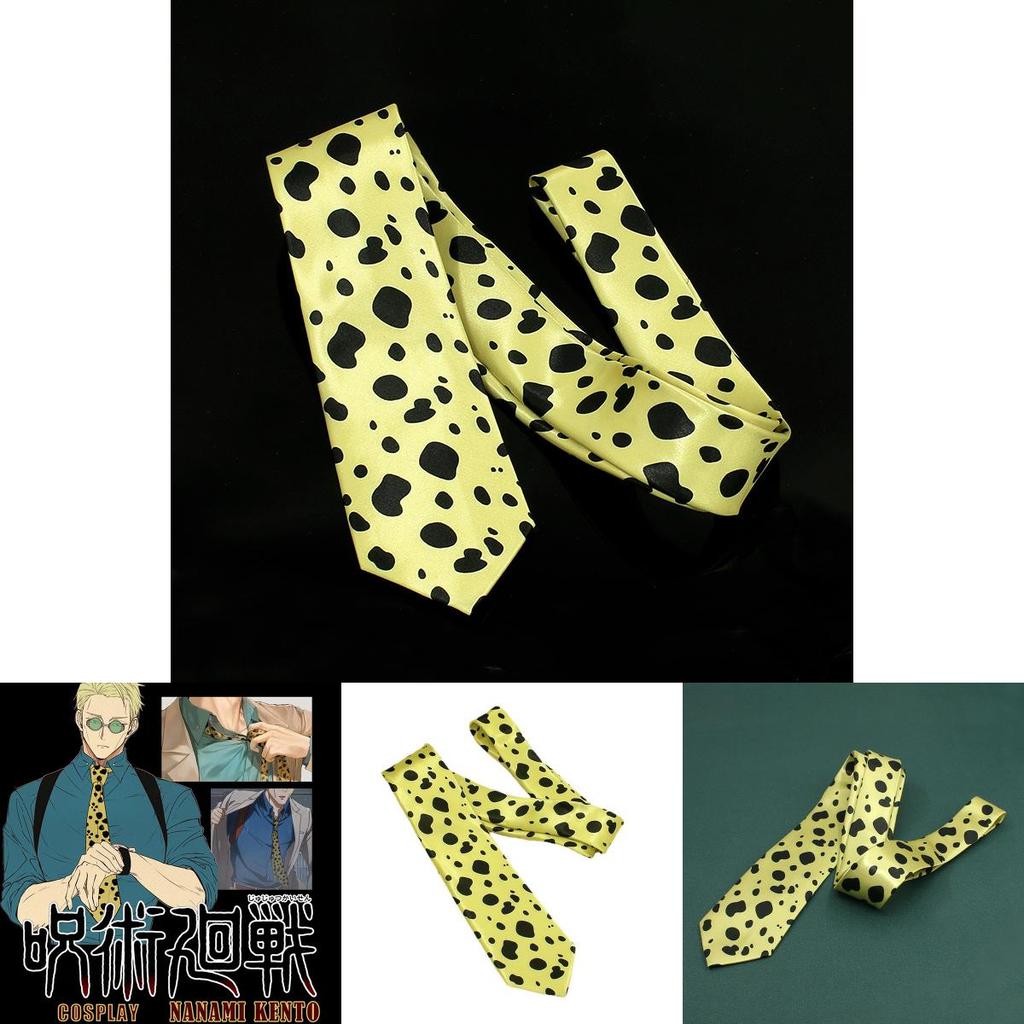 Nanami Jujutsu Kaisen Sidenband Premium Material Vintage Design För Herrkostymtillbehör