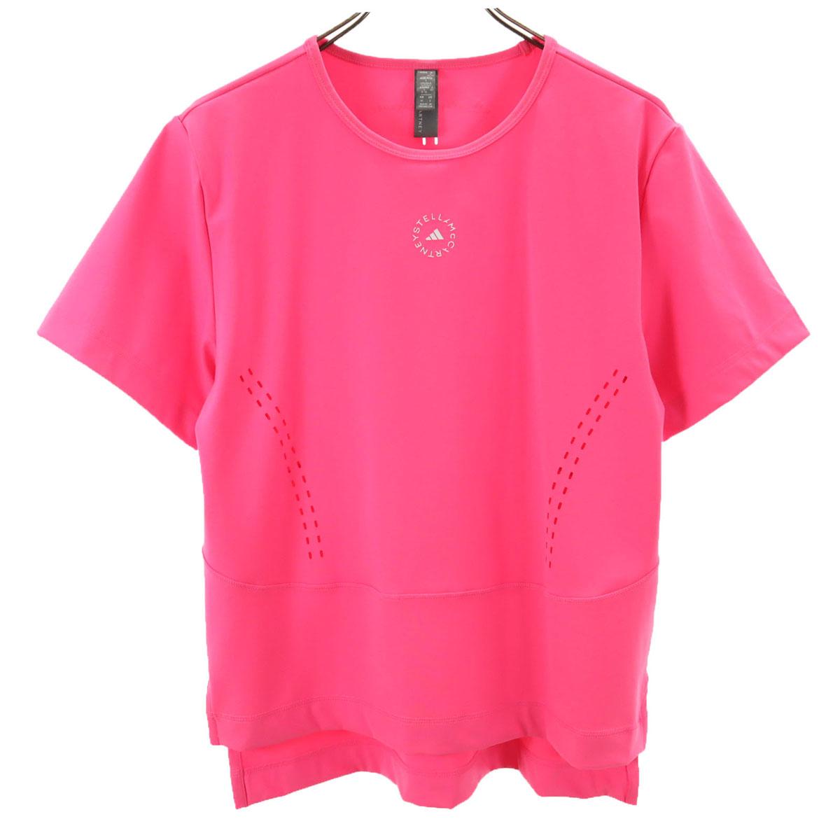 

adidas by Stella McCartney тренировочная футболка с коротким рукавом Wear OT розовая Женская Б/у