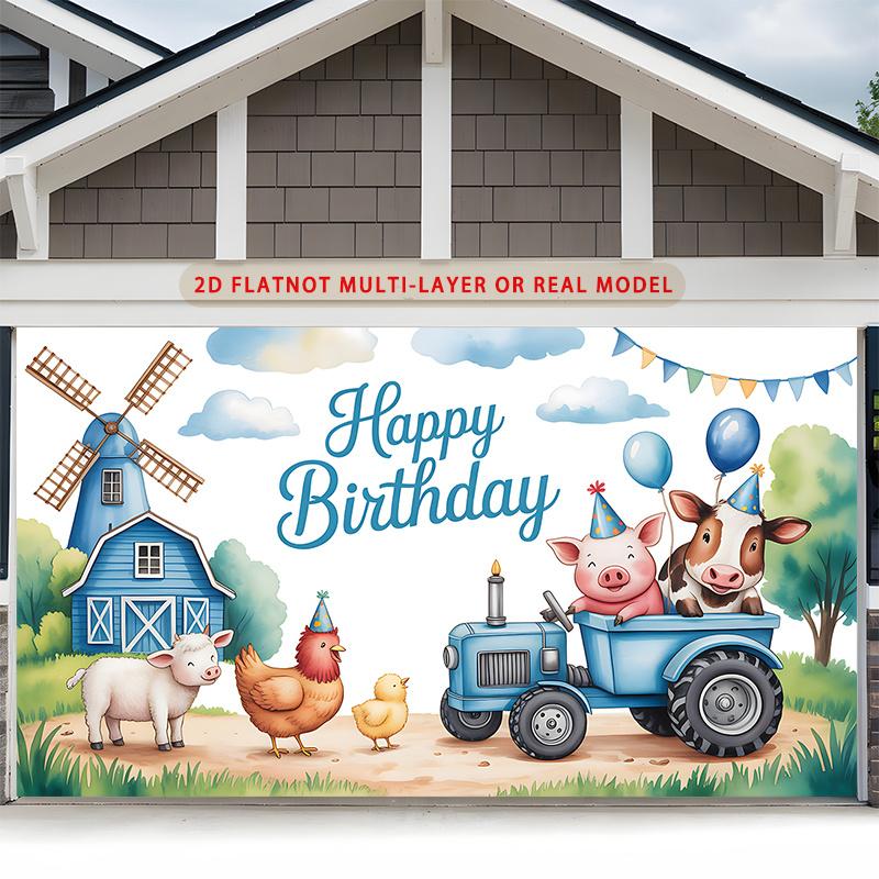 Party Backdrop Happy Birthday Birthday Photo Booth Background Wall Decor