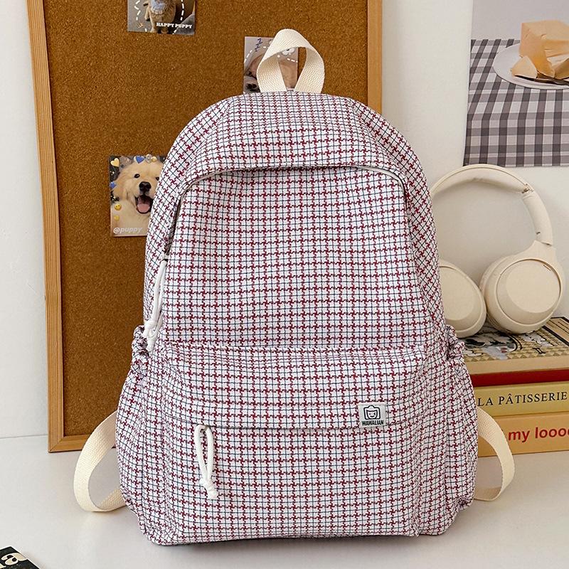 

Детские школьные ранцы Ученики начальной школы Ученики средней школы Клетчатые Рюкзаки для старшеклассников