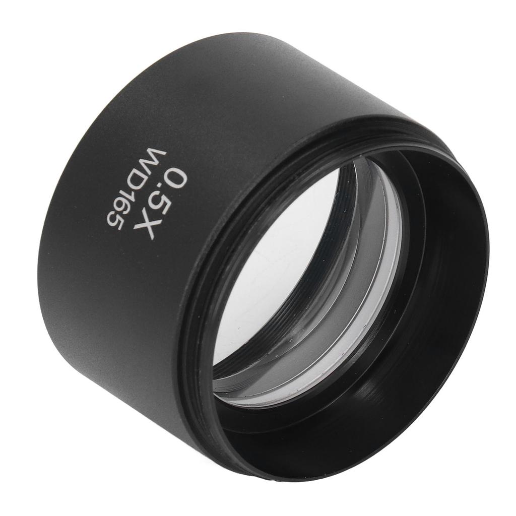 Auxiliary Objective Lens Aluminum Alloy 0.5X Microscope Part for SM Series Stereo Micromirror