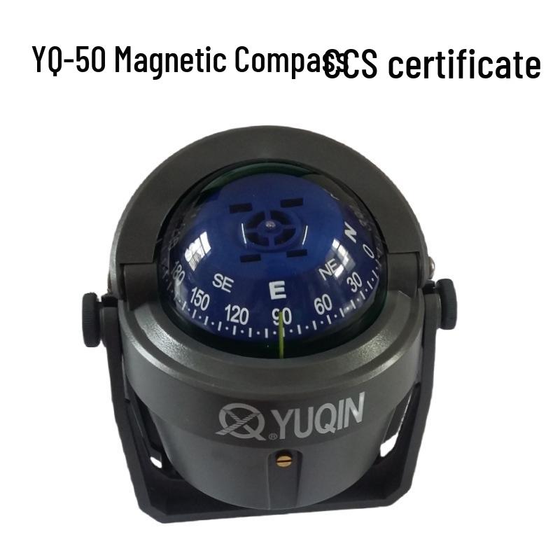 Marine YQ-50 Professional Magnetic Compass, Nautical Yacht & Lifeboat Accessory, CCS Certified YQ-50