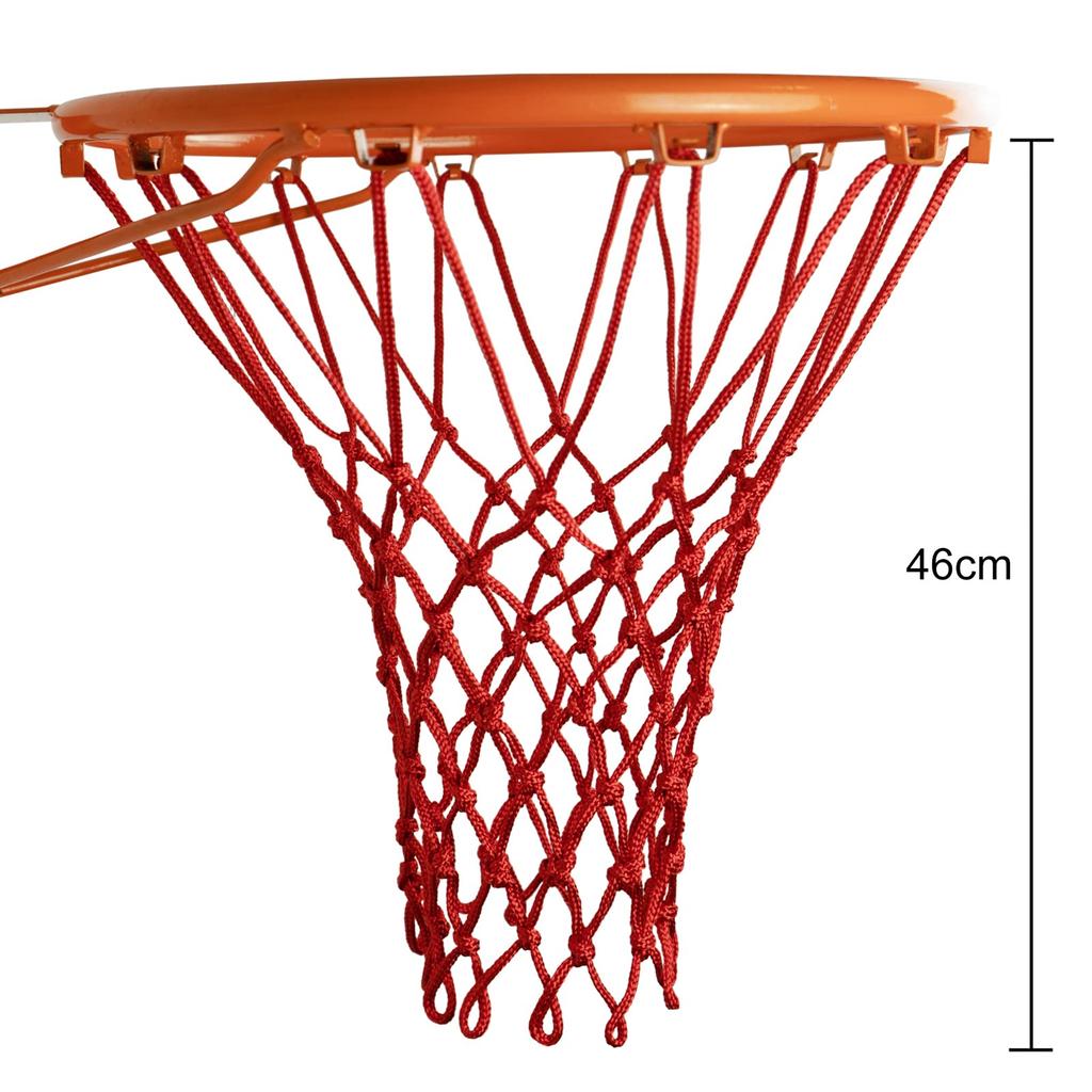 Sanung Basketball Hoop 12 7 Ideal for Games and and Net, 2-Pack, Rings, Sections, Practice, Wear-Resistant, Tangle-Free, All-Weather, Tangle-Free