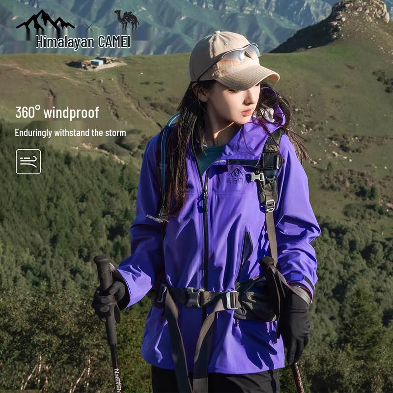 CAMEL Himalaya Series Unisex Outdoor Windproof Rainproof 3L Hardshell Jacket H3500