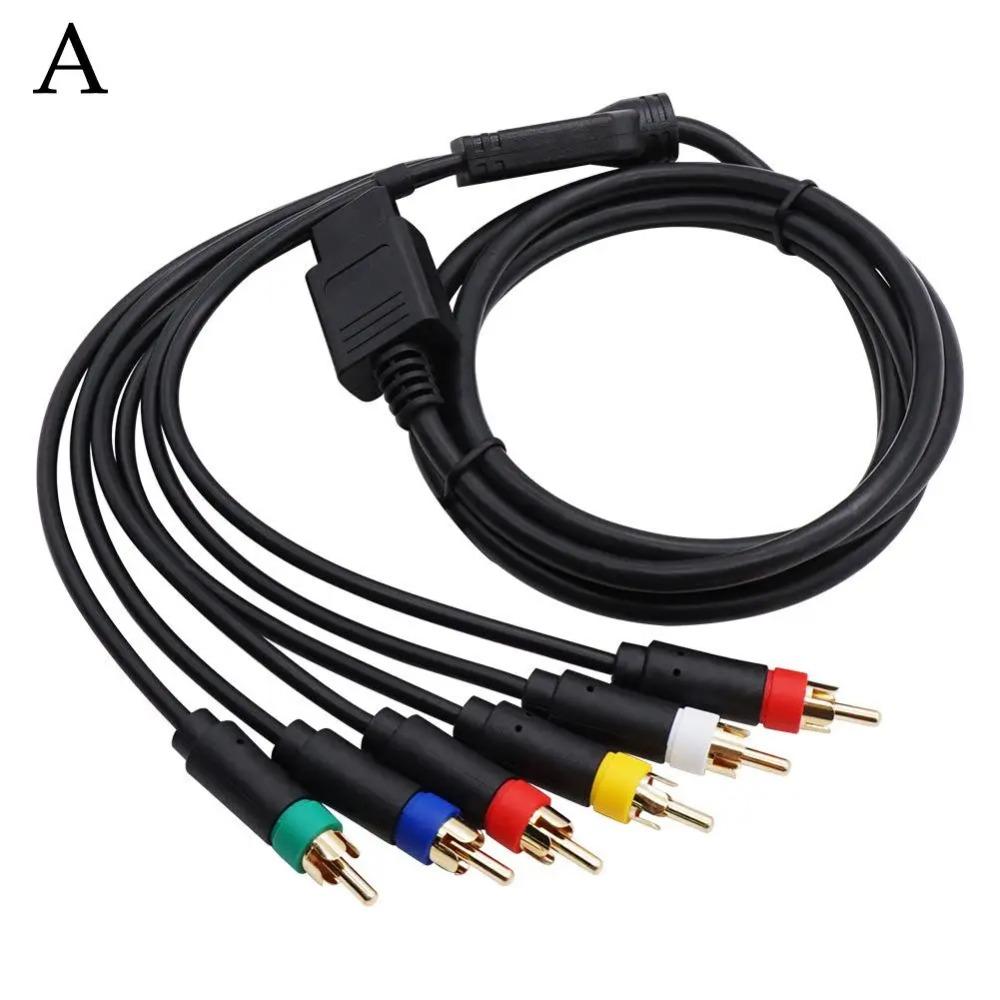 RGB/RGBS Cable for N64 64 SNES NGC Video Consoles Composite Cable with Strong Stability