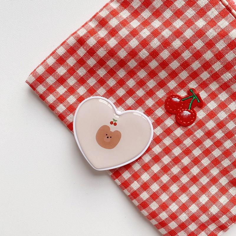 

Airbag Bracket Ins Creative Strawberry Love Dropper Glue Lazy Person Extendable Desktop Phone Buckle Wholesale