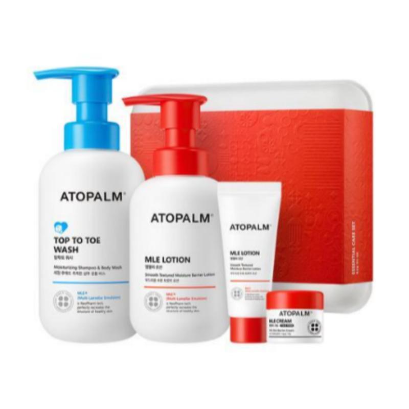 Atopalm Essential Set (Lotion 200ml + Wash 300ml + Lotion 20ml + Cream 8ml)