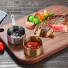 304 Stainless Steel Sauce Cup with Handle - Perfect for Steak, Dips, Snacks, and Vinegar.