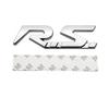 3D Metal RS Logo Car Rear Trunk Side Fender Emblem Badge Sticker Decal for Megane Laguna Duster Captur Fluence Espace Decoration