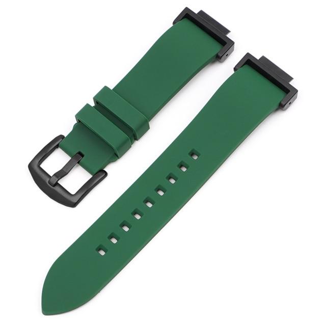 16mm Konvexní řemínek pro Casio g-shock GA110 DW-5610 DW-5600 DW-6900 DW-9052 GW-6900 GLS-8900 Náhradní řemínek Silikonový gumový pásek