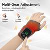 Wrist Pain Relief Massage Vibration Wrist Guard Rechargeable Electric Heating Wrist Brace Infrared Hot Compress Therapy Device