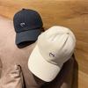 Simple embroidery love baseball cap children's summer thin sunshade sunscreen white cap big head circumference versatile tide