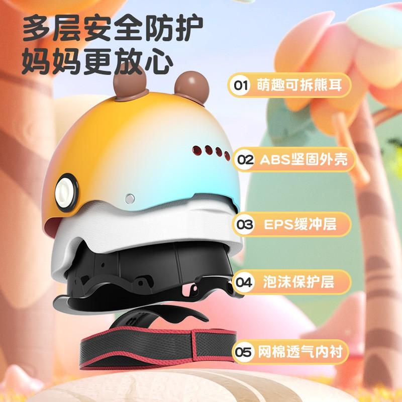 Kids Motorcycle Half Helmet With 3C Certification ABS Material Boys Girls Ages 3-16 Use