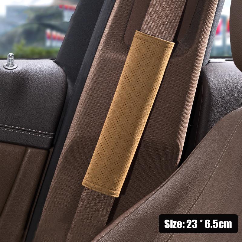 Car Seat Belt Cover Suede Safety Belt Shoulder Cover Protection Pad For Tesla Model 3 Model S Model Y Universal Accessories