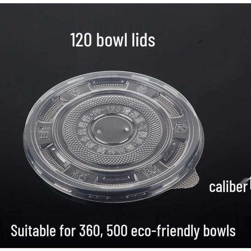 Disposable Plastic Takeaway Box Lids (120 Type)