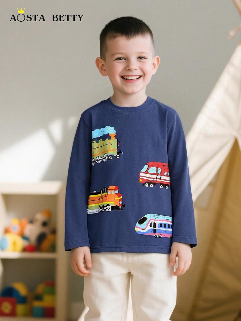 Autumn Boys' European and American Style Long Sleeve Fashion Sweatshirt