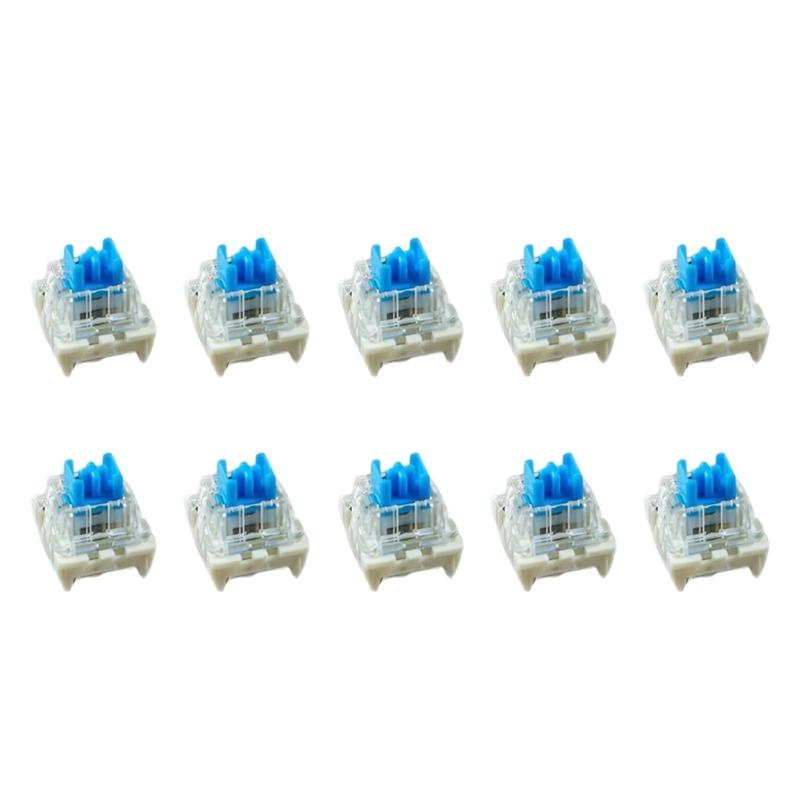 Metal Plastic Composite Linear Switches For Mechanical Keyboards With Hot Swap Function Black Red Brown Blue Option