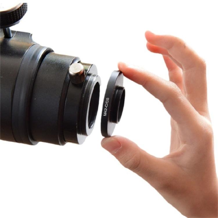 M42x0.75mm Female to C Mount for Microscope M42 to C Mount Adapters Microscope Lens Adapter Coupling Adapter Rings