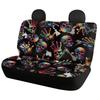 Universal Auto Seat Covers Digital Print Abstract Patterns Waterproof Airbag Compatible Front Rear Seat Protectors Full Set