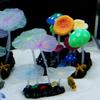9pcs/set Aquarium Fluorescent Artificial Plants Simulation Aquatic Water Grass Fish Tank Landscaping Decoration