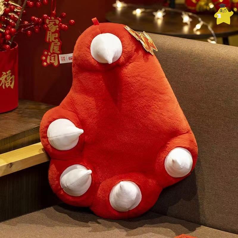 

Year Dragon Mascot Office Pillow Gift Doll Plush Toy Comfortable And Cute Soft червоний