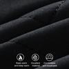 Autumn Winter Men Rhombus Embossed Jacket Stand Collar Long Sleeve Fleece Lining Zipper